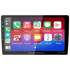 Power Acoustik CPAA-10MW 10.6" LCD Shallow-Mount Car Stereo Head Unit, Bluetooth Wireless CarPlay® & Android Auto®